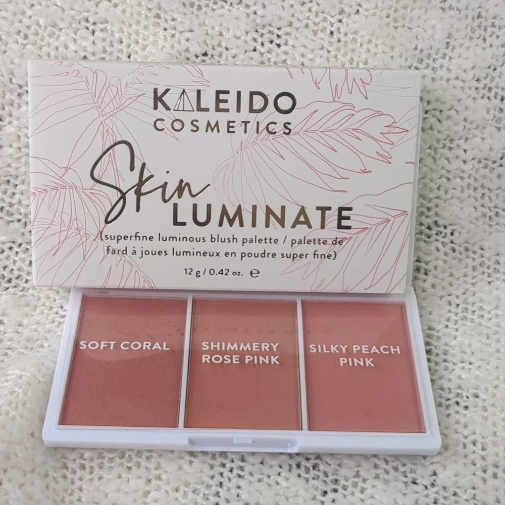 Kaleido Cosmetics Skinluminate Superfine Luminous Blush Palette, 12g/0.42oz